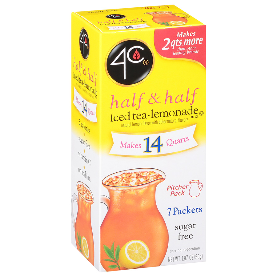 Half & Half Iced Tea/Lemonade Pitcher Pack 4C Foods