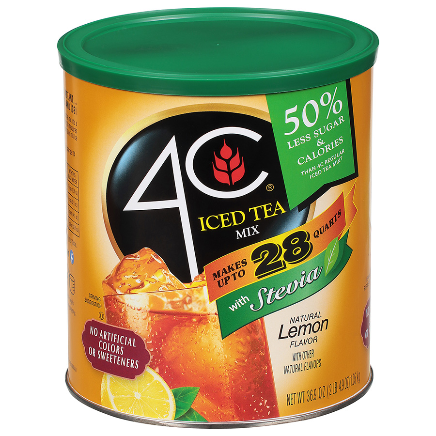 Reduced Sugar Lemon Iced Tea - 4C Foods